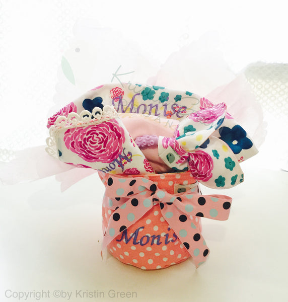 Organic Personalized Baby gift set F