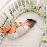 Organic Crib Bumper with Cover and Canopy