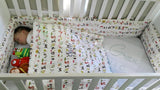 Organic Crib Bumper with Cover and Canopy