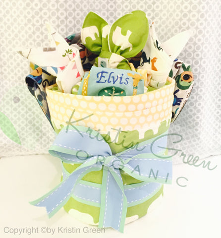Organic Personalized Baby Gift Set G